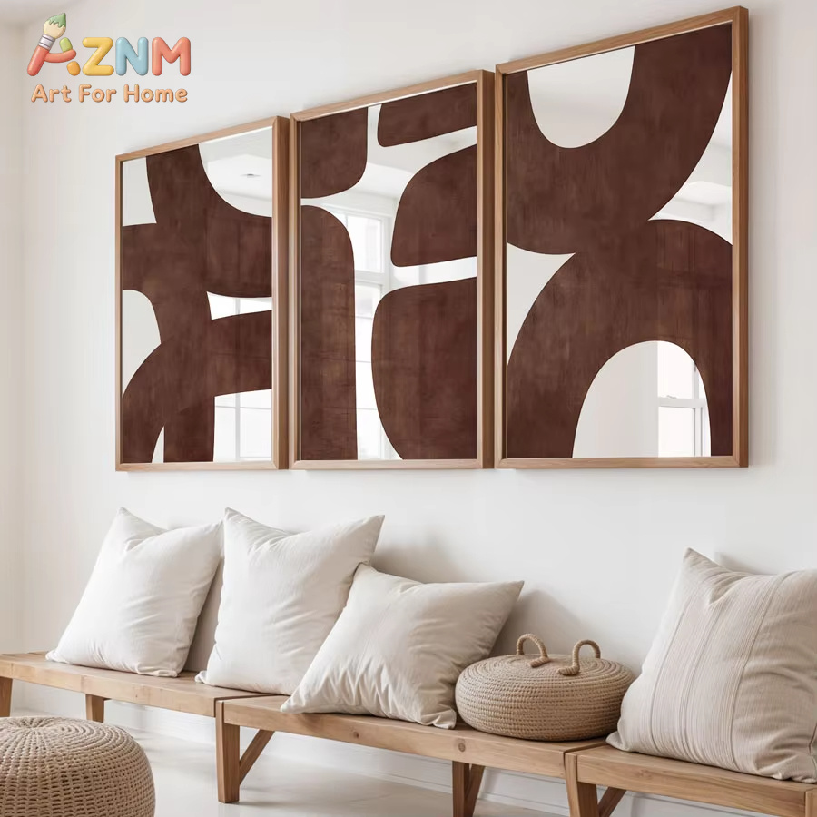 AZNM 3 Pieces Abstract Geometr - Photography Geometry 评论和价格