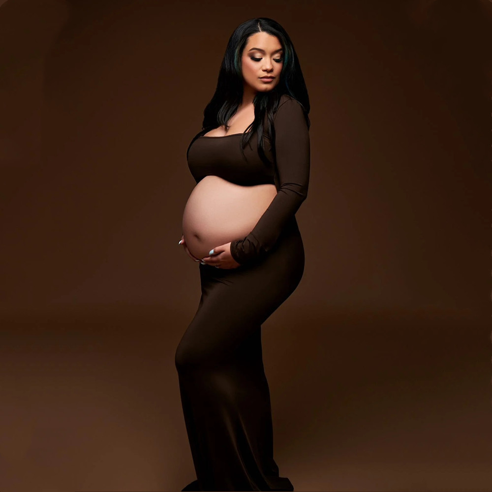 Stretchy Maternity Dress for P - Photography Club 评论和价格