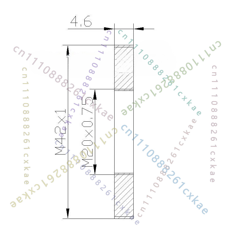 1PCS M20-M42 Full Thread Lens  - Lens Adapter Ring 评论和价格