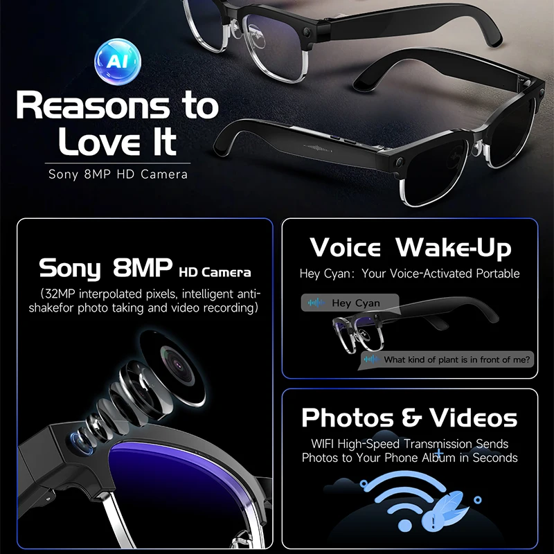 W630 HeyCyan AI Voice Wake-Up  - Photographic Memory 评论和价格