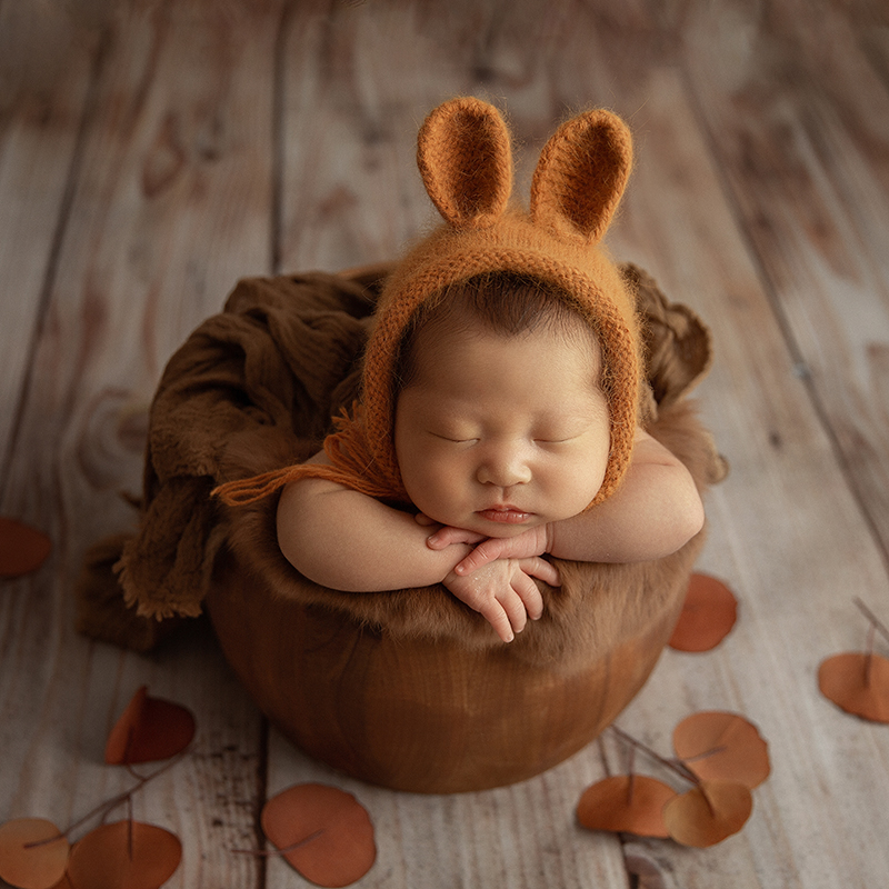 Knitted Rabbit Hat Newborn Pho - Photography Cheat Sheet 评论和价格