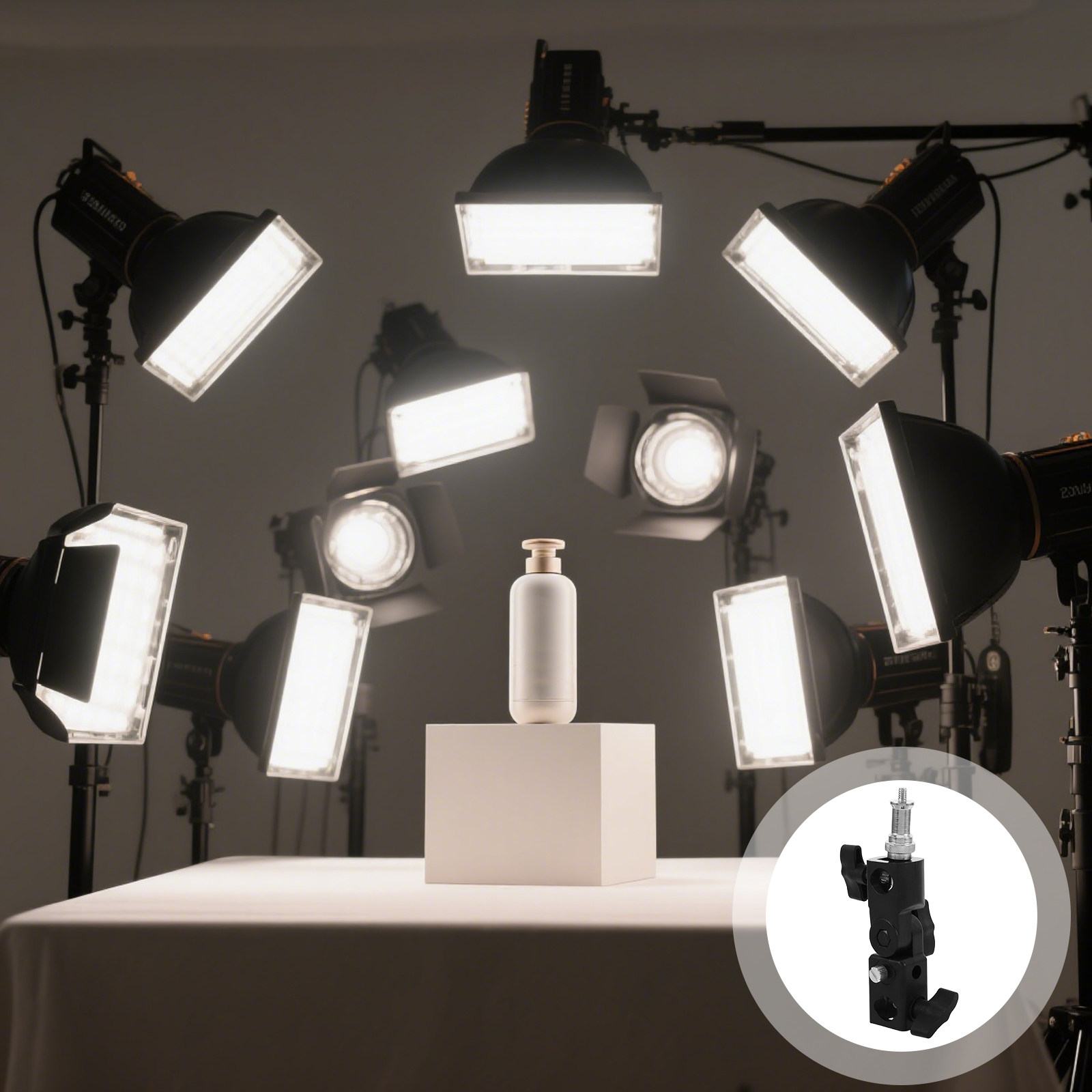 Umbrella Mount for Light Stand - Photography Umbrella 评论和价格
