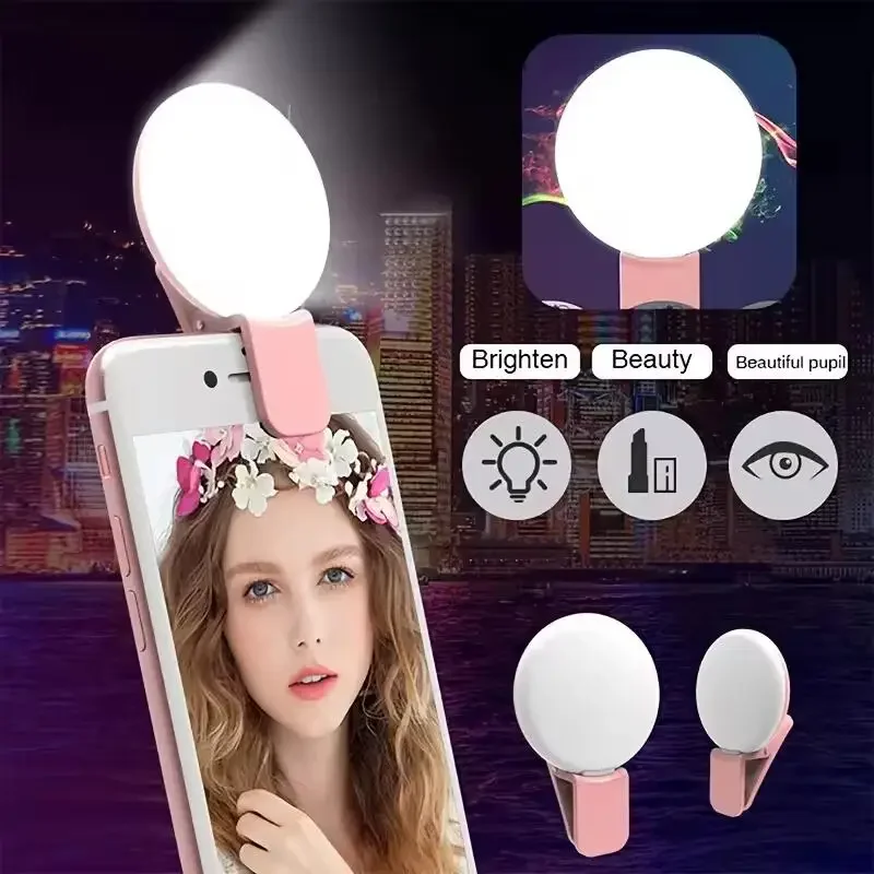 Mini Portable Selfie Ring Ligh - Photography Videos Free 评论和价格