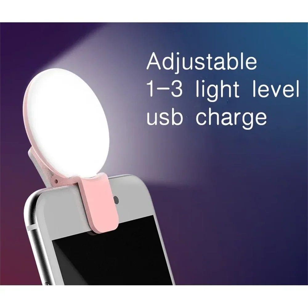 Mini Portable Selfie Ring Ligh - Photography Videos Free 评论和价格