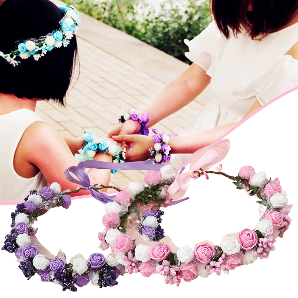 Fairy Flower Hair Crown Colorf - Photography Cheat Sheet 评论和价格