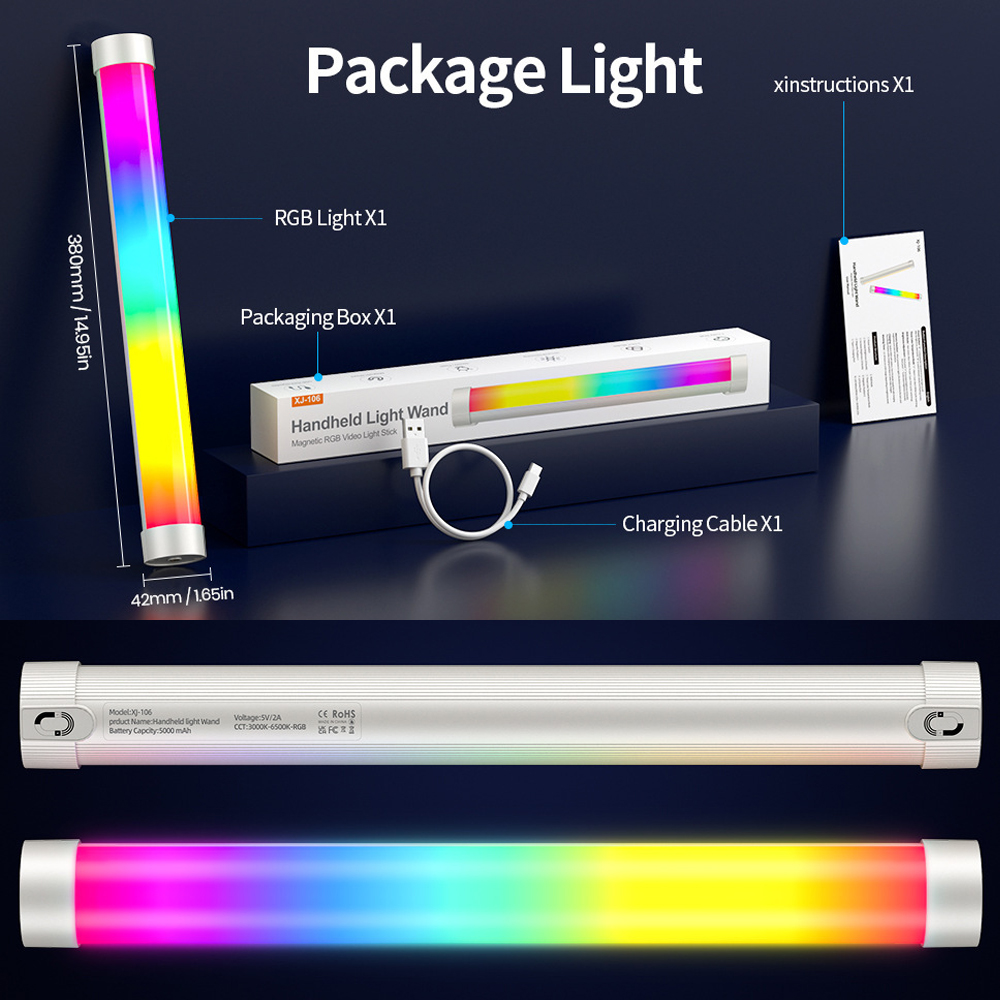 Magnetic Handheld Light Wand R - Photography Videos Free 评论和价格