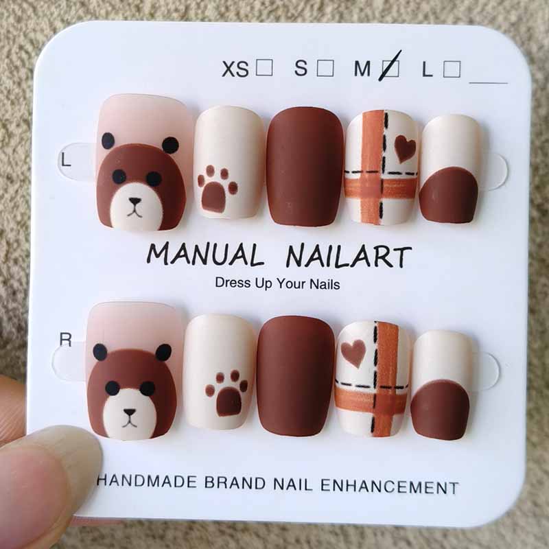 10Pcs Autumn and Winter Nail A - Photography Design 评论和价格