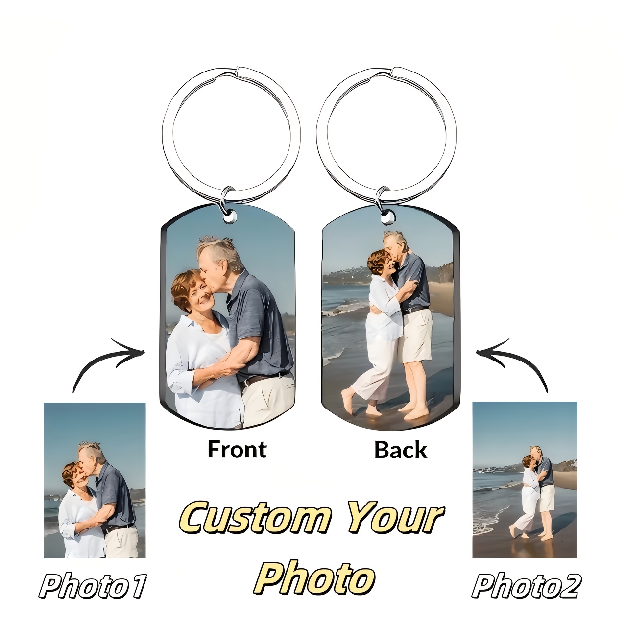 Custom Double Sided Photo Keyc - Photographic Memory 评论和价格